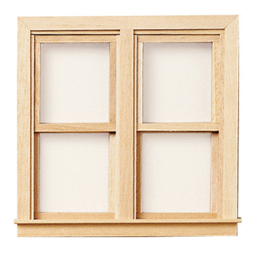 Dollhouse Miniature Side By Side Dbl. Hung Window
